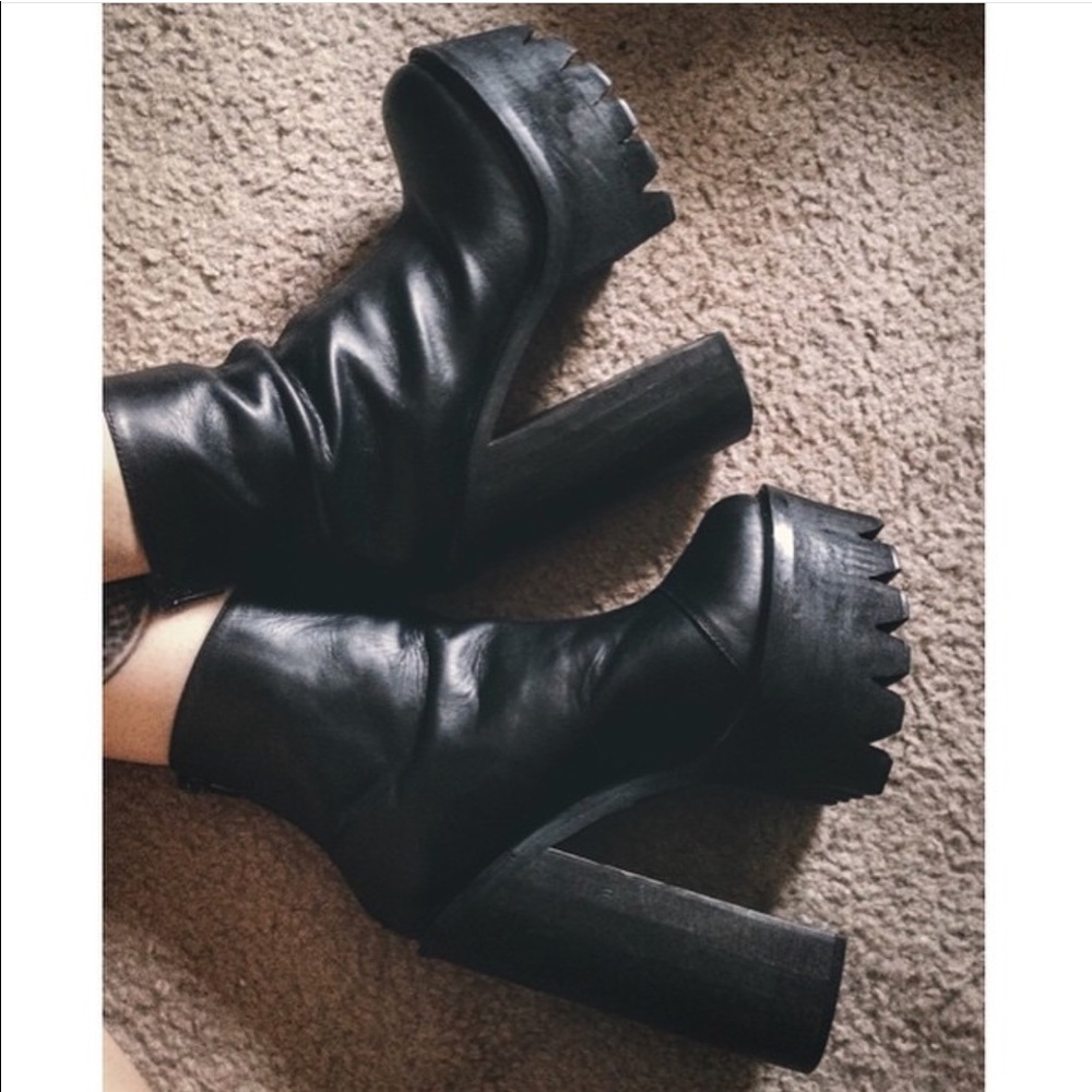 Black Mulder Jeffrey Campbell Boots
